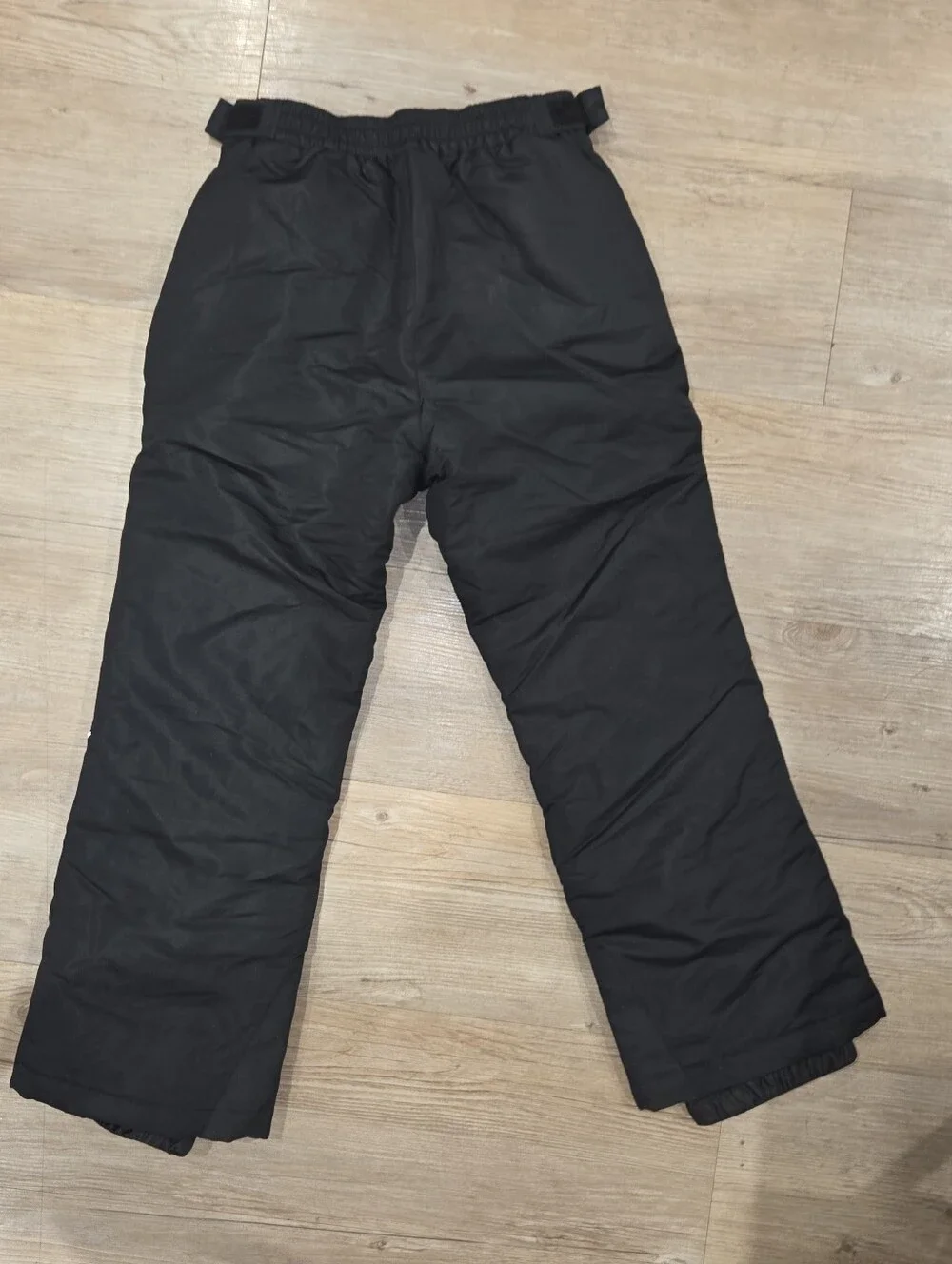 Swiss Tech Black Kids Snow Pants with Reflective Strips